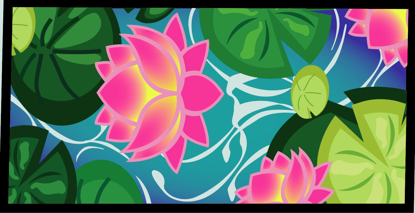 Lily Bathroom Rugs Set of 2