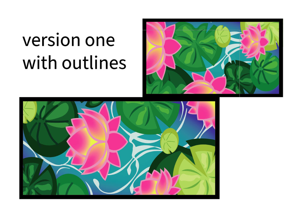 Lily Bathroom Rugs Set of 2